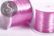 12m rosa elastischer Nylonfaden 0,8mm-20