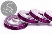 10m metallische violette Schmuckschnur ~0,8-1mm-20
