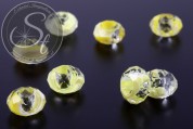 2 Stk. facettierte European Millefiori Glas Perlen ~14-15mm-20