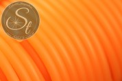 0,5 Meter hell-orange synthetik-Kautschuk Kordel 3mm-20