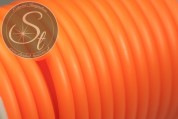 0,5 Meter orange synthetik-Kautschuk Kordel 5mm-20
