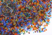 20g Glas Seed Perlen frosted und bunt gemixt ~3mm-20