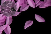 10 Stk. rosalila Acryl-Blätter frosted 35mm-20