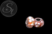 1 Stk. European Lampwork Perle ~14mm-20